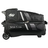 Motiv Vault Inline - 4 Ball Roller Bowling Bag (Black / Grey - Side)