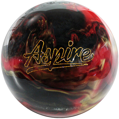 Motiv Aspire Black / Red / Gold - Polyester Bowling Ball