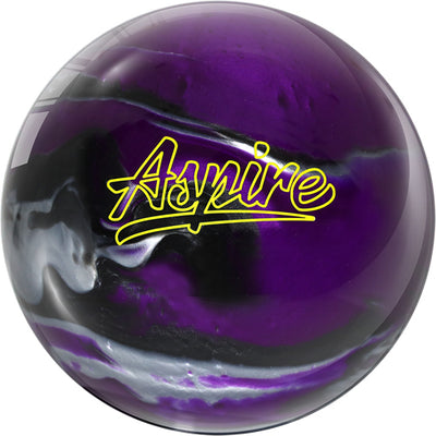 Motiv Aspire Purple / Silver / Black - Polyester Bowling Ball
