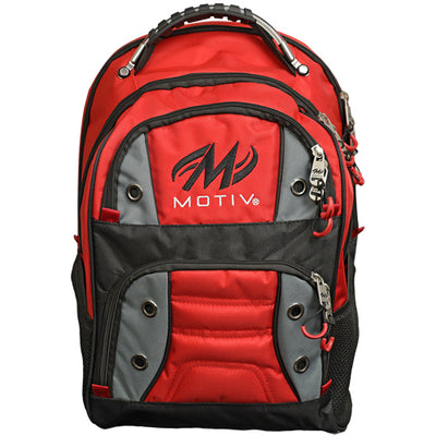 Motiv Intrepid - Bowling Backpack (Fire Red - Front)