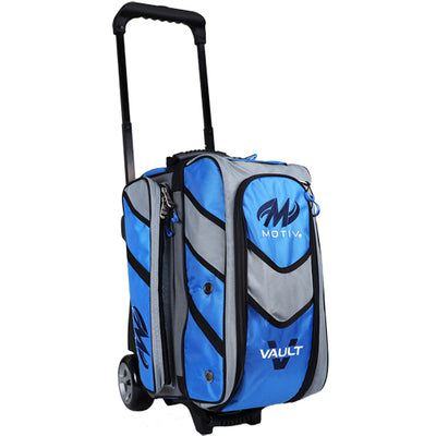 Motiv Vault Double - 2 Ball Roller Bowling Bag (Cobalt Blue)