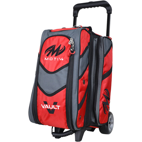 Motiv Vault 2 Ball Roller Bowling Bag- Black