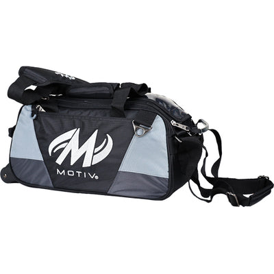 Motiv Ballistix - ﻿2 Ball Tote Roller Bowling Bag (Covert Black)