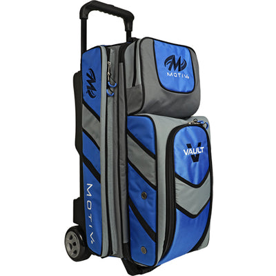 Motiv Vault Triple - 3 Ball Roller Bowling Bag (Cobalt Blue)