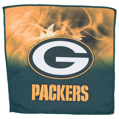 KR Strikeforce NFL On Fire - Licensed Microfiber Bowling Towel (Green Bay Packers)