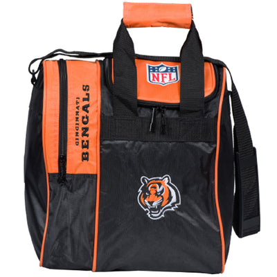 KR Strikeforce NFL Single Tote - Licensed 1 Ball Tote Bowling Bag (Cincinnati Bengals)