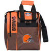 KR Strikeforce NFL Single Tote - Licensed 1 Ball Tote Bowling Bag (Cleveland Browns)