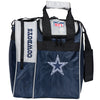 KR Strikeforce NFL Single Tote - Licensed 1 Ball Tote Bowling Bag (Dallas Cowboys)