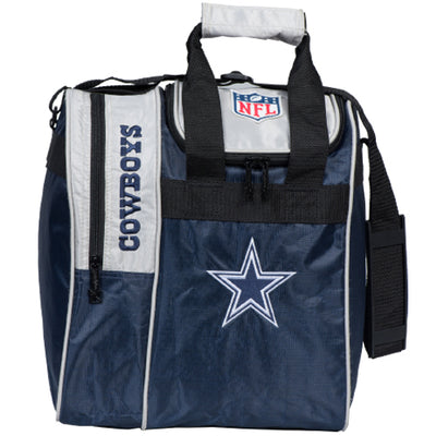 KR Strikeforce NFL Single Tote - Licensed 1 Ball Tote Bowling Bag (Dallas Cowboys)