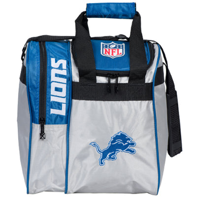 KR Strikeforce NFL Single Tote - Licensed 1 Ball Tote Bowling Bag (Detroit Lions)