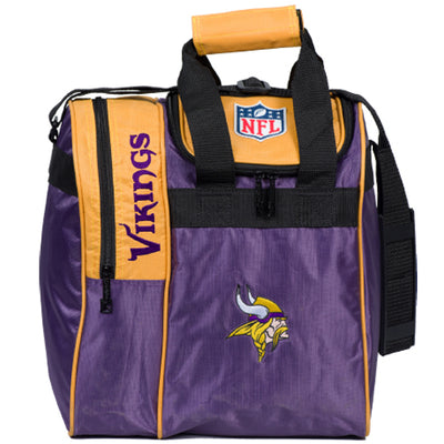 KR Strikeforce NFL Single Tote - Licensed 1 Ball Tote Bowling Bag (Minnesota Vikings)