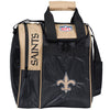 KR Strikeforce NFL Single Tote - Licensed 1 Ball Tote Bowling Bag (New Orleans Saints)