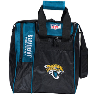 KR Strikeforce NFL Single Tote - Licensed 1 Ball Tote Bowling Bag (Jacksonville Jaguars)