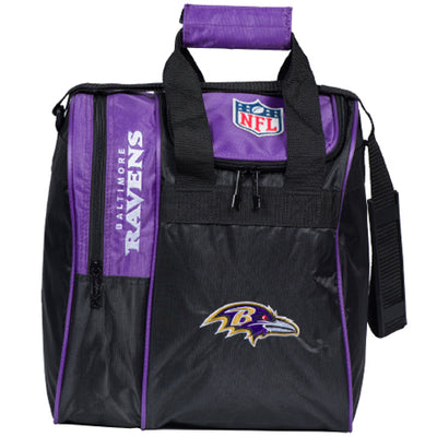 KR Strikeforce NFL Single Tote - Licensed 1 Ball Tote Bowling Bag (Baltimore Ravens)