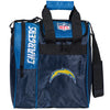 KR Strikeforce NFL Single Tote - Licensed 1 Ball Tote Bowling Bag (Los Angeles Chargers)