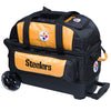 KR Strikeforce NFL Double Roller - 2 Ball Roller Bowling Bag (Pittsburgh Steelers)