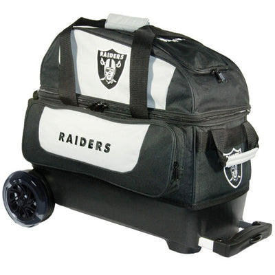 KR Strikeforce NFL Double Roller - 2 Ball Roller Bowling Bag (Las Vegas Raiders)