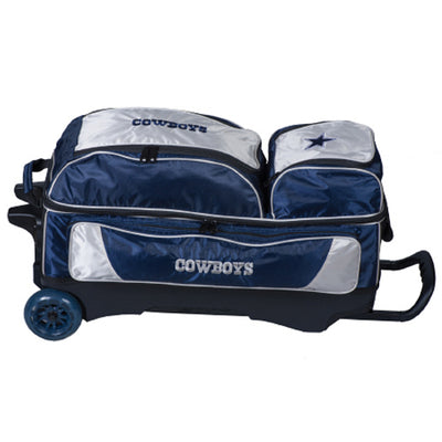 KR Strikeforce NFL Triple - 3 Ball Roller Bowling Bag (Dallas Cowboys - Side)