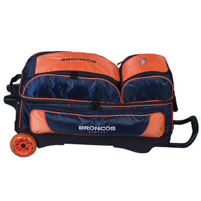 KR Strikeforce NFL Triple - 3 Ball Roller Bowling Bag (Denver Broncos - Side)