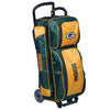 KR Strikeforce NFL Triple - 3 Ball Roller Bowling Bag (Green Bay Packers)