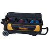 KR Strikeforce NFL Triple - 3 Ball Roller Bowling Bag (Pittsburgh Steelers - Ball Compartment)