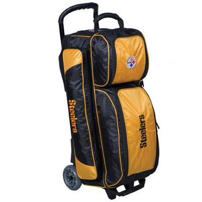 KR Strikeforce NFL Triple - 3 Ball Roller Bowling Bag (Pittsburgh Steelers)