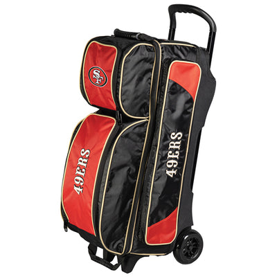 KR Strikeforce NFL Triple - 3 Ball Roller Bowling Bag (San Francisco 49ers)