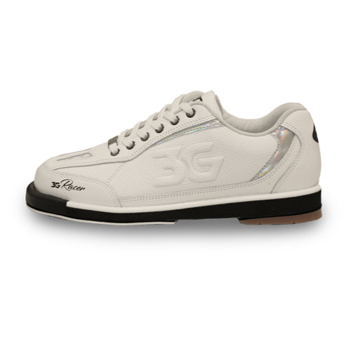 3G Racer - Men's Performance Bowling Shoes (White / Holo - Side)