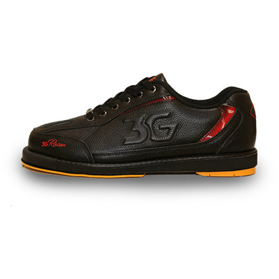 3G Racer - Men's Performance Bowling Shoes (Black / Red - Side)