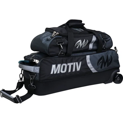 Motiv Apex Slim Triple Tote Covert Black