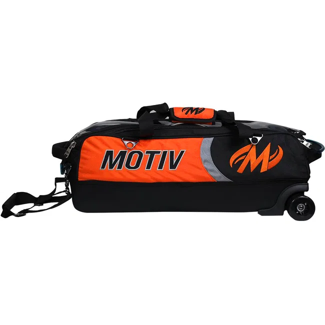 Motiv Apex Slim Triple Tote Tangerine