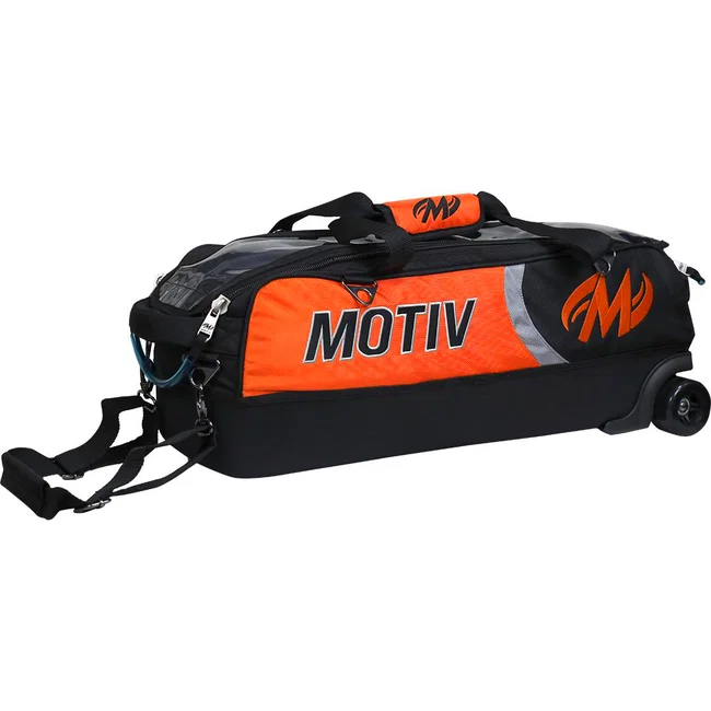 Motiv Apex Slim Triple Tote Tangerine