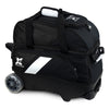 Tenth Frame Deluxe Double - 2 Ball Roller Bowling Bag (Black - Side)