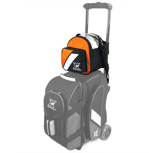 Tenth Frame Deluxe Add-On - 1 Ball Add-On Bowling Bag (Orange)