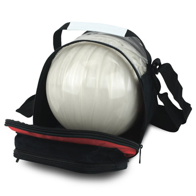 Tenth Frame Deluxe Add-On - 1 Ball Add-On Bowling Bag (Red - Front Load)