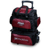 Storm Rolling Thunder - 4 Ball Roller Bowling Bag (Black / Checkered Red)
