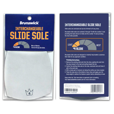 Brunswick Slide Sole - (4) Less Slide (Packaging)