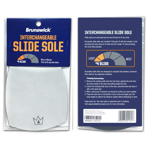 Brunswick Slide Sole - (4) Less Slide