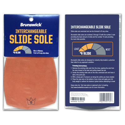Brunswick Slide Sole - (6) Medium Slide (Packaging)
