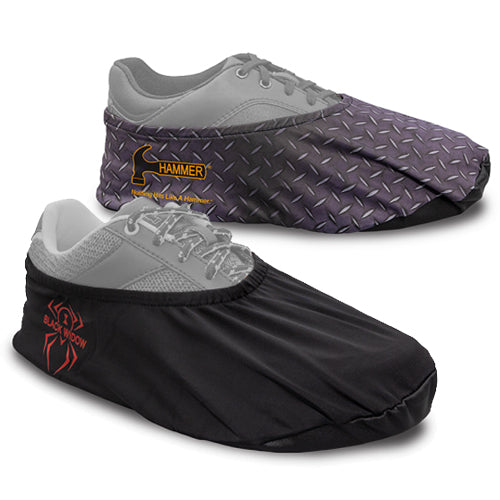 Hammer Themed Shoe Covers - Black Widow or Diamond Plate