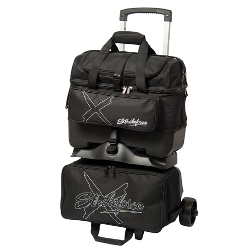 KR Strikeforce Hybrid X - 4 Ball Roller Bowling Bag (Black)