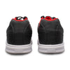 Brunswick Renegade - Men's Athletic Bowling Shoes (Black / Red - Heels)