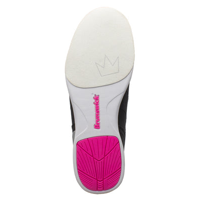 Brunswick Mystic - Women's Casual Bowling Shoes (Black / Pink - Sole)