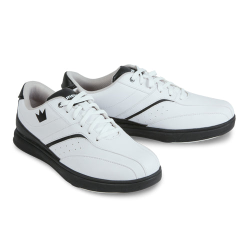 Brunswick Vapor - Men's Casual Bowling Shoes (White / Black)