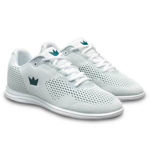 Brunswick Axis - Women's Athletic Bowling Shoes (White / Teal)