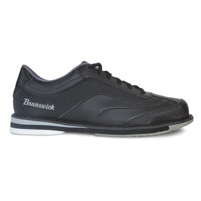 Brunswick Rampage - Men's Advanced Bowling Shoes (Black - Side)