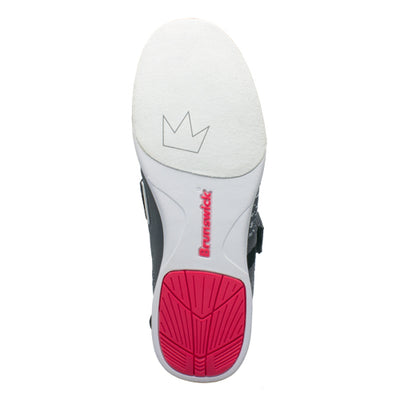 Brunswick Versa - Women's Athletic Bowling Shoes (Grey / Pink - Sole)