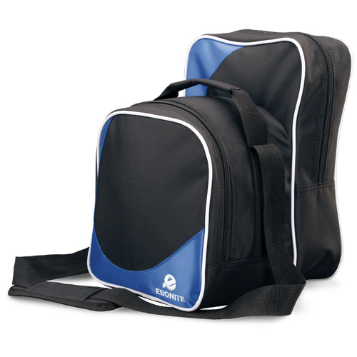 Ebonite Compact Shoulder Bag - 1 Ball Tote Bowling Bag (Blue)