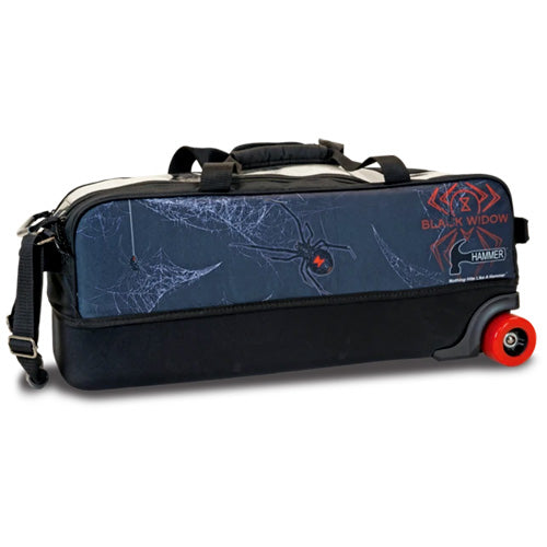 Hammer Dye Sub Triple Tote Black Widow - 3 Ball Tote Roller Bag