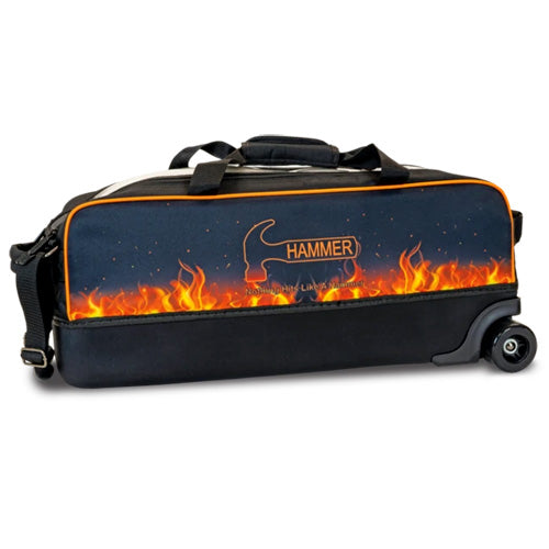 Hammer Dye-Sub Triple Tote <br>Flame <br>3 Ball Tote Roller